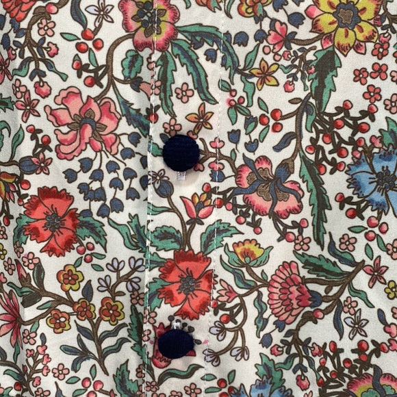 NWT Smith & Quinn Sorento Provincial Paisley Dress w/Corduroy Buttons & Cuffs - Picture 2 of 6